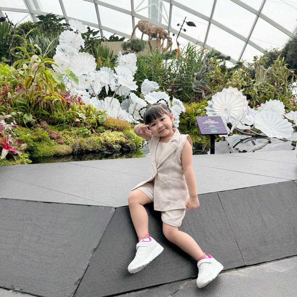 CELVEkids - Stelan Alyssa Set Baju Celana Anak Perempuan Korean style Tweed 3in1 usia 1-6th