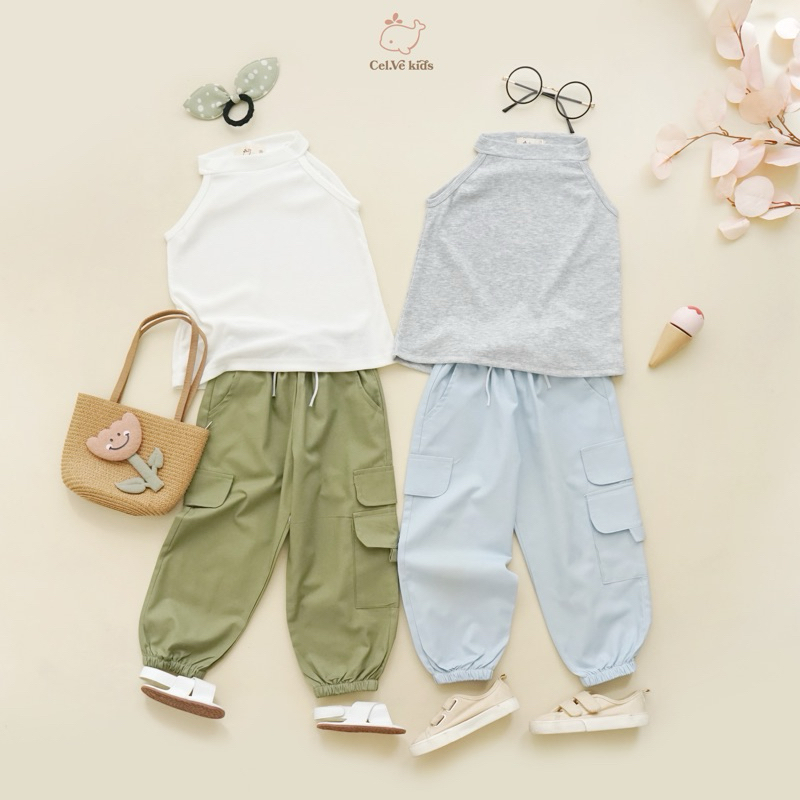 CELVEkids - Top Belva Atasan blouse Anak Perempuan Korean style Bahan knit usia 1-6th