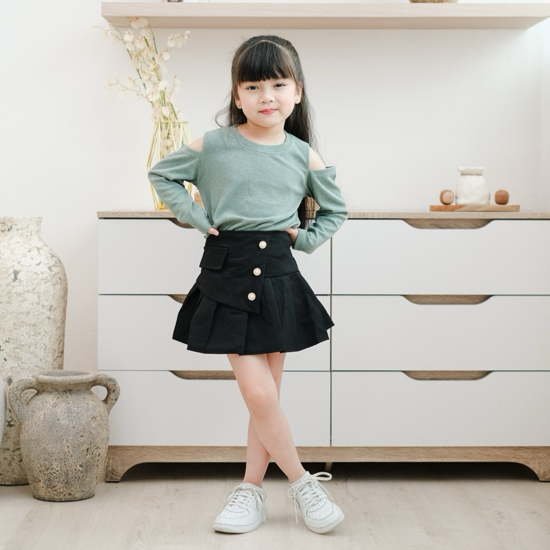 CELVEkids - Top Agnes Atasan blouse Anak Perempuan Korean style Bahan knit usia 1-6th