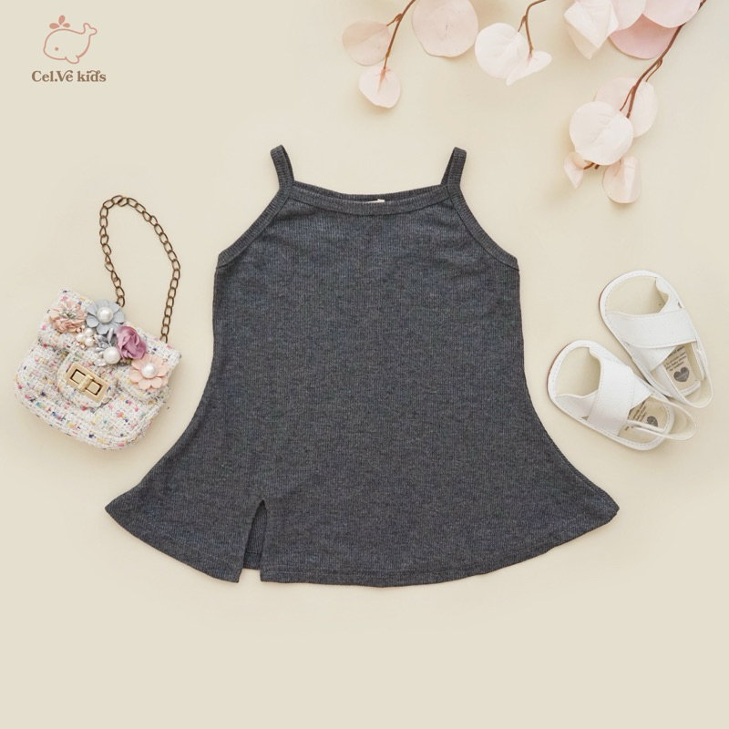 CELVEkids - Top Charlene Atasan blouse Anak Perempuan Korean style Bahan knit usia 1-6th