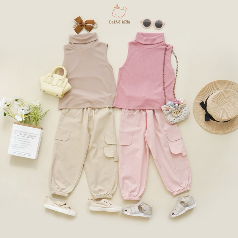CELVEkids - Top Amber Atasan blouse Anak Perempuan Korean style Bahan knit usia 1-6th