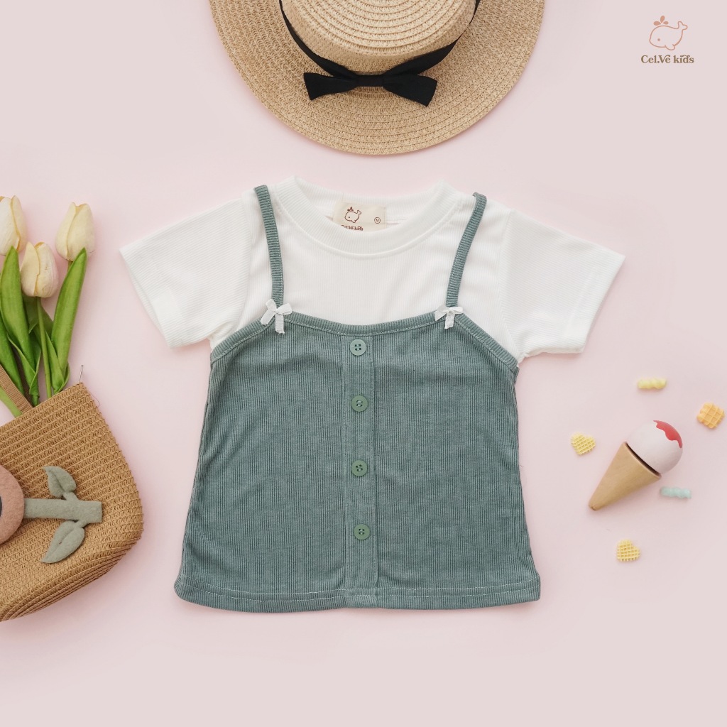 CELVEkids - Top Kate Atasan Anak Perempuan Korean style Bahan knit usia 1-6th+