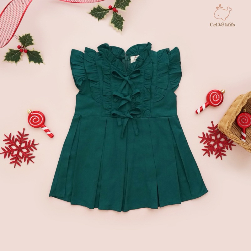 CELVEkids - Beverly Dress Baju Rok Anak Perempuan Korean style Bahan cotton usia 1-6th