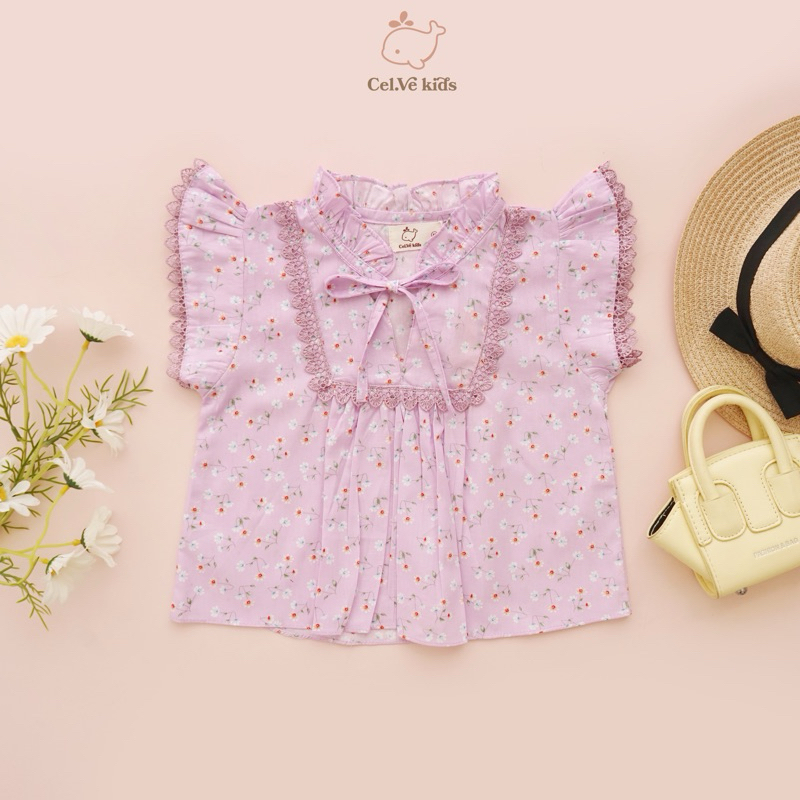 CELVEkids - Clara Atasan Anak Perempuan Korean style Bahan Katun Jepang usia 1-6th