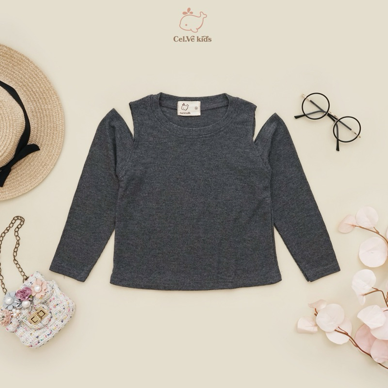 CELVEkids - Top Agnes Atasan blouse Anak Perempuan Korean style Bahan knit usia 1-6th