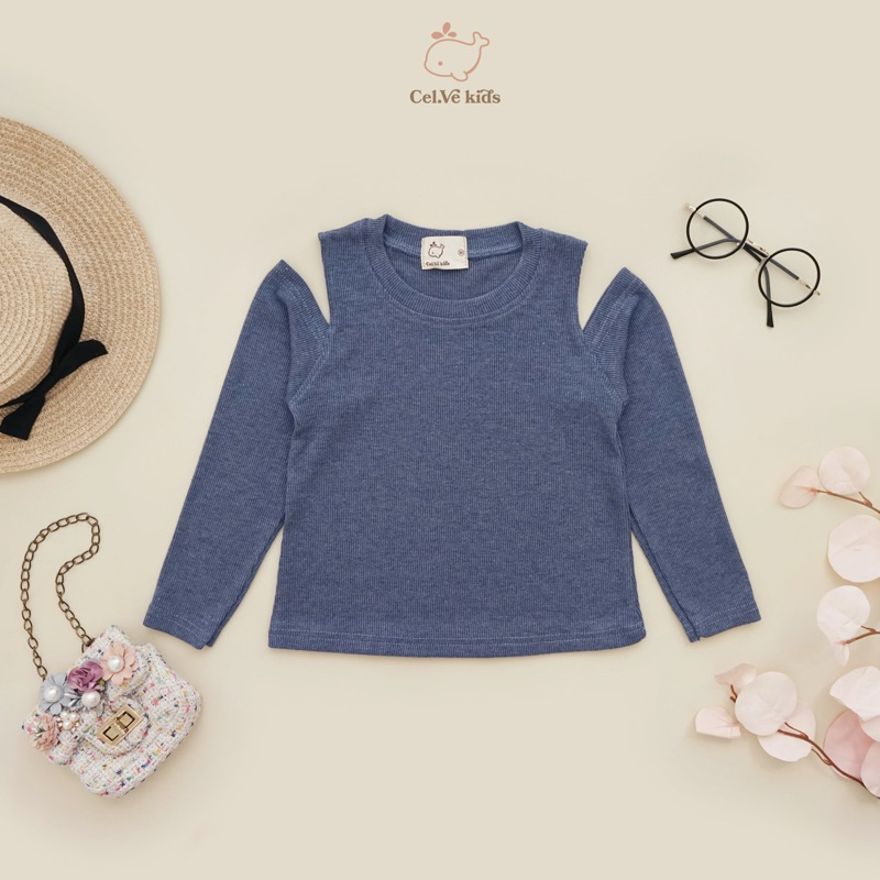 CELVEkids - Top Agnes Atasan blouse Anak Perempuan Korean style Bahan knit usia 1-6th