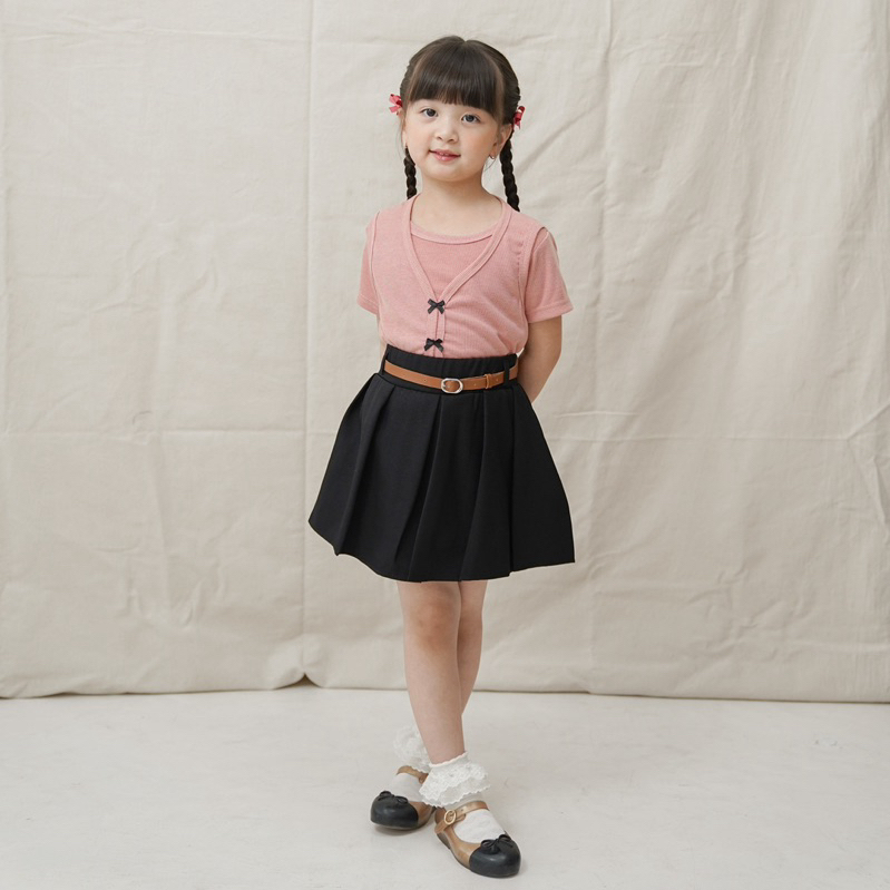 CELVEkids - Top Gwen Atasan Anak Perempuan Korean style Bahan knit usia 1-6th+