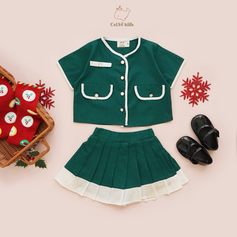 CELVEkids - Stelan Alecia Set Baju celana Anak Perempuan Korean style Bahan cotton usia 1-6tha