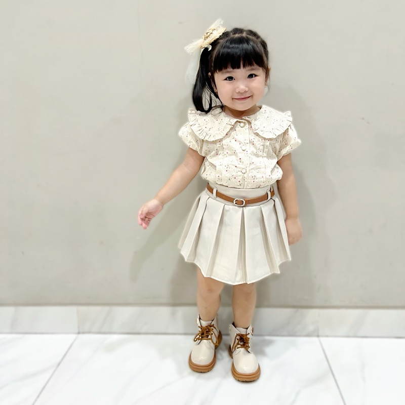 CELVEkids - Fiona Atasan Anak Perempuan Korean style Bahan Katun Jepang usia 1-6th