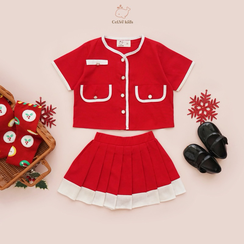 CELVEkids - Stelan Alecia Set Baju celana Anak Perempuan Korean style Bahan cotton usia 1-6tha