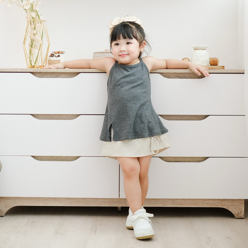 CELVEkids - Top Charlene Atasan blouse Anak Perempuan Korean style Bahan knit usia 1-6th