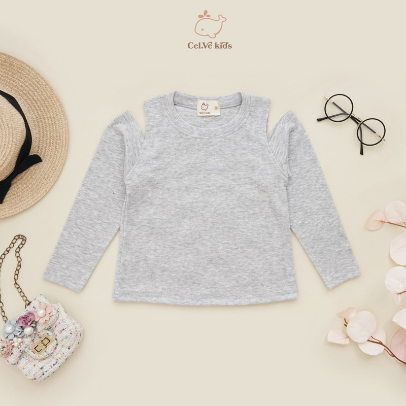 CELVEkids - Top Agnes Atasan blouse Anak Perempuan Korean style Bahan knit usia 1-6th