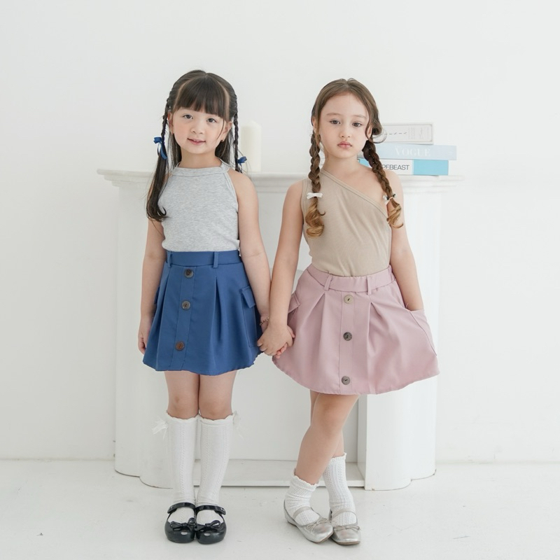 CELVEkids - Skort Pants Lucia rok celana Anak Perempuan Korean style Bahan Katun twill usia 1-8th