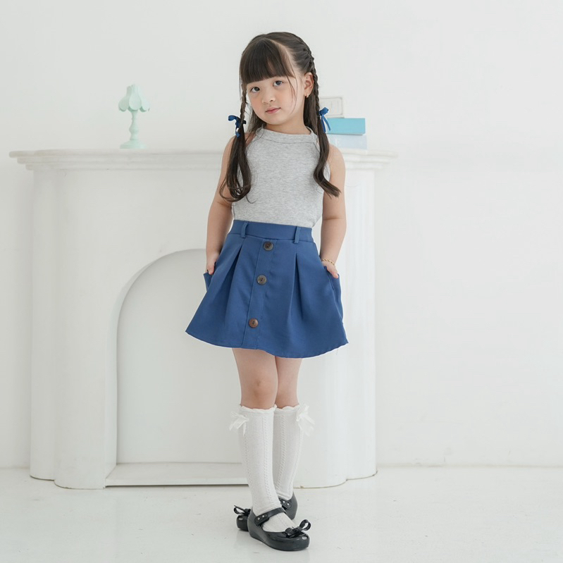 CELVEkids - Skort Pants Lucia rok celana Anak Perempuan Korean style Bahan Katun twill usia 1-8th