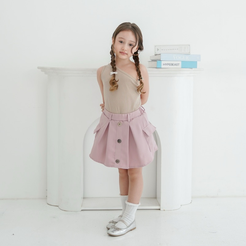 CELVEkids - Skort Pants Lucia rok celana Anak Perempuan Korean style Bahan Katun twill usia 1-8th