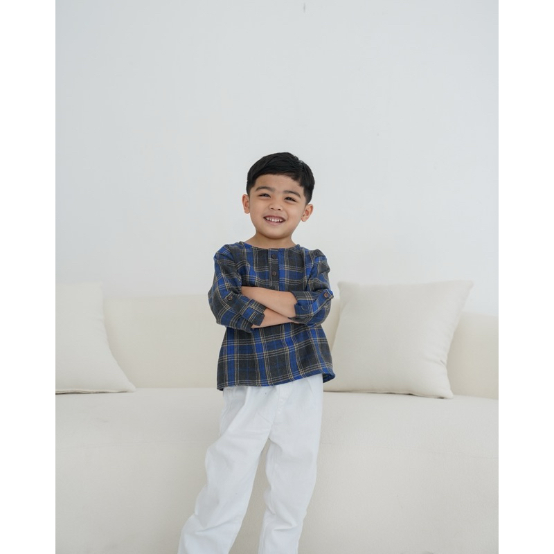 CELVEkids - Top Justine Atasan Anak laki laki Korean style Bahan Flanel usia 1-6th