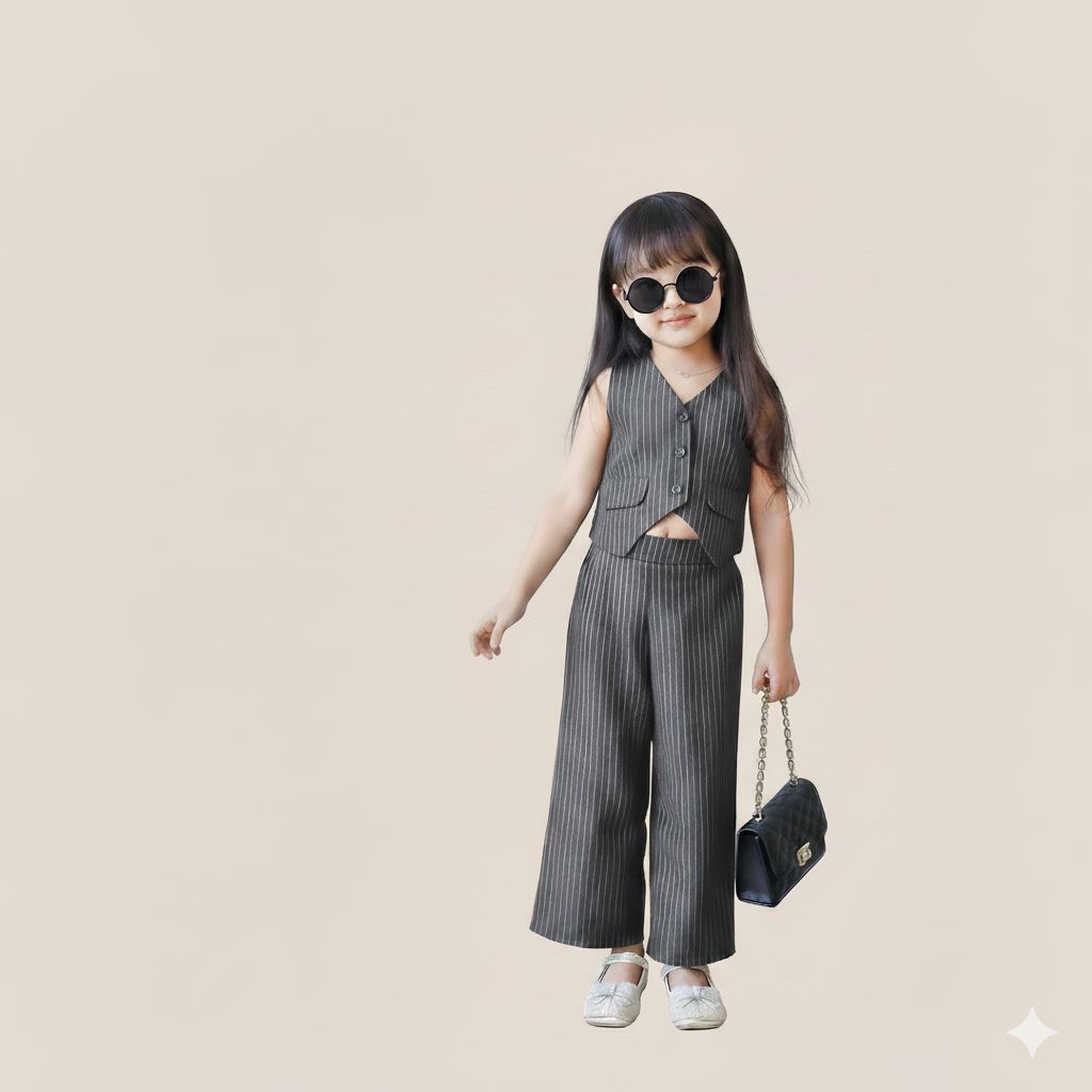 CELVI kids -Stelan Valentina Set Baju celana Anak Perempuan Korean style semiwool usia 2-12th Termurah Valentina Set Korean Style ||  Valentina Set Anak Perempuan Semiwool celvekids