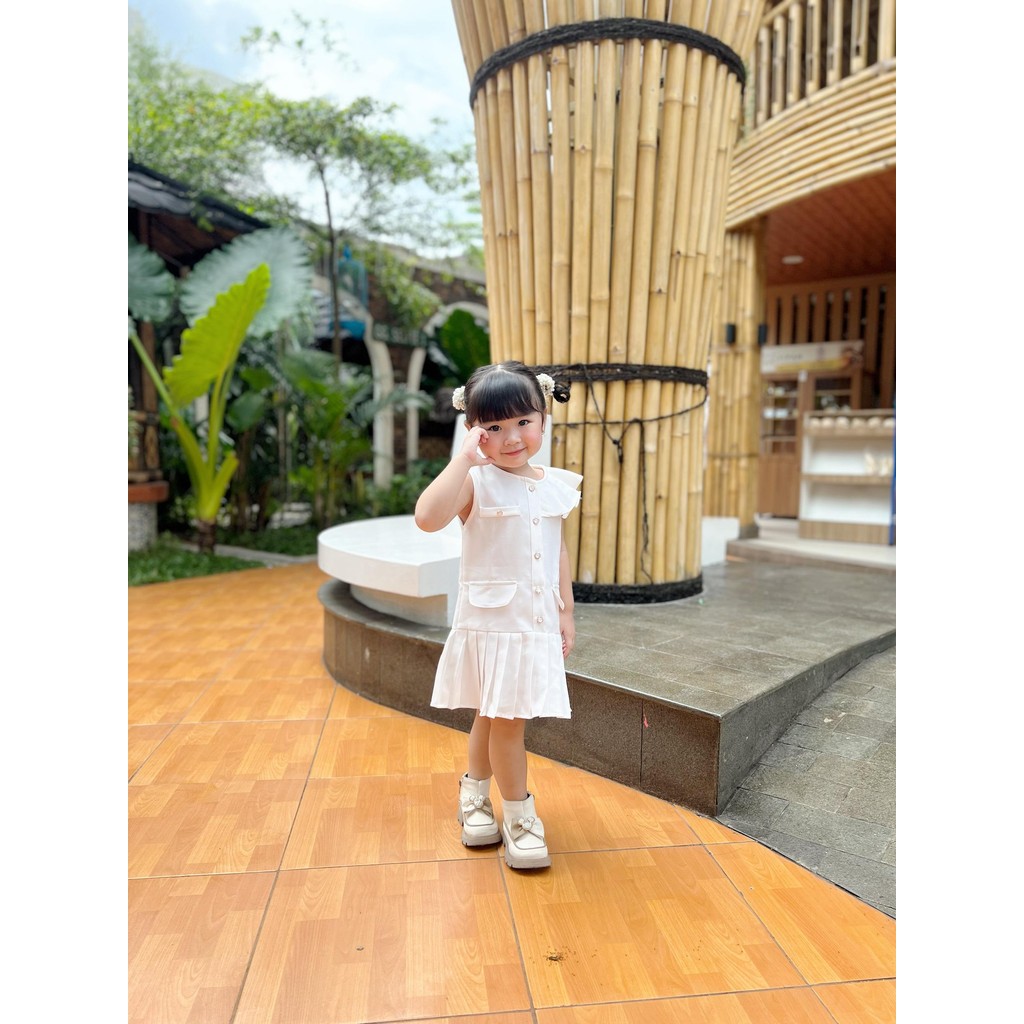 CELVEkids - Monalissa Dress Baju Anak Perempuan Korean style semiwool usia 1-6th