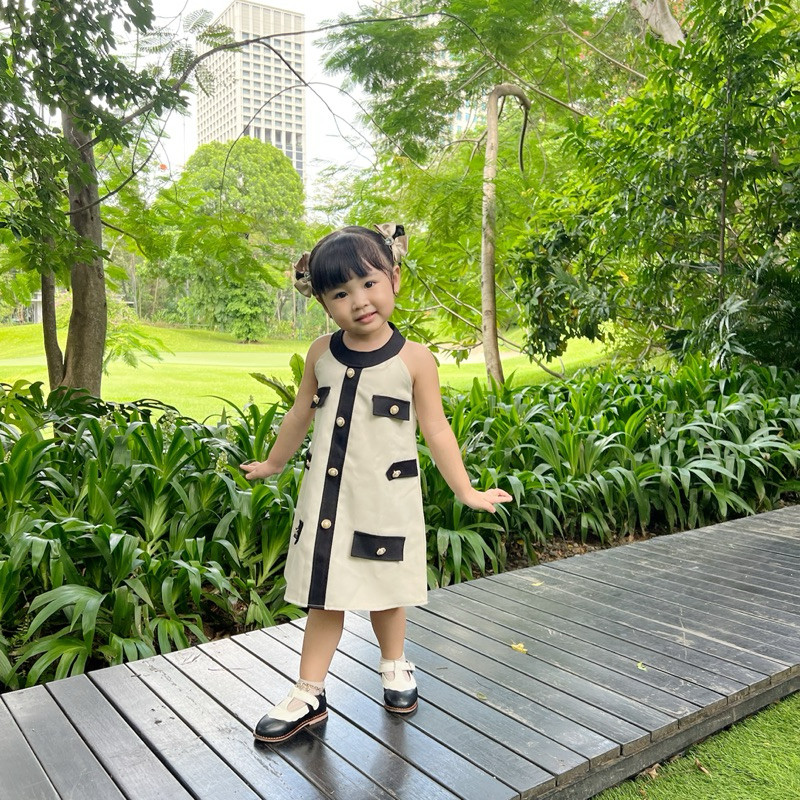 CELVEkids - Gretta Dress Baju Anak Perempuan Korean style semiwool usia 1-6th