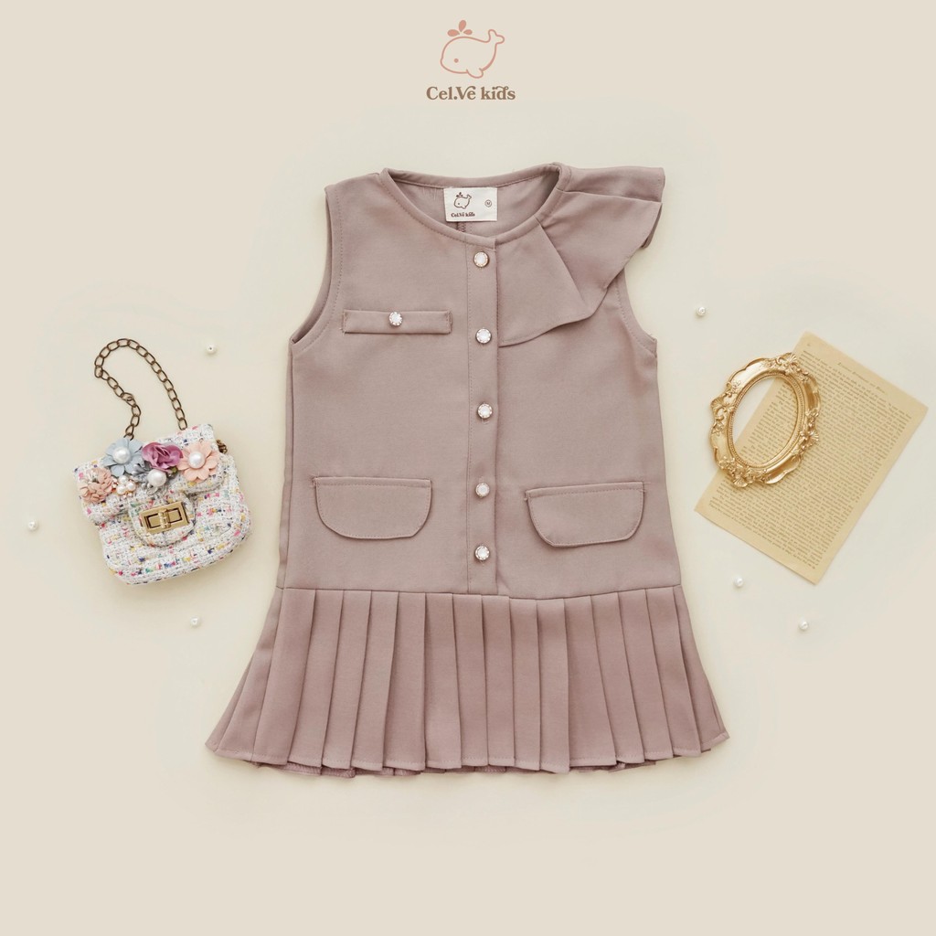 CELVEkids - Monalissa Dress Baju Anak Perempuan Korean style semiwool usia 1-6th