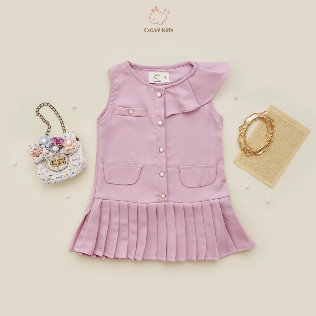 CELVEkids - Monalissa Dress Baju Anak Perempuan Korean style semiwool usia 1-6th