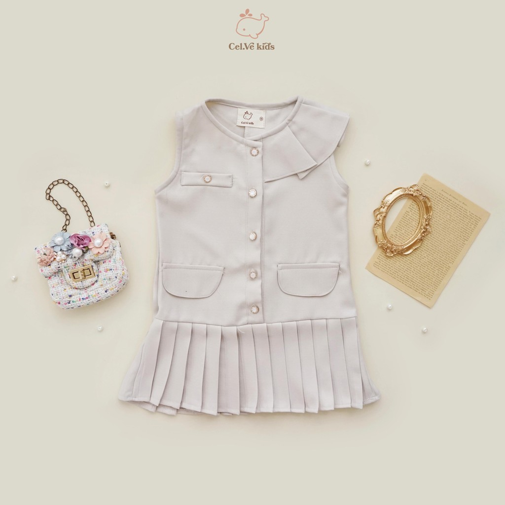 CELVEkids - Monalissa Dress Baju Anak Perempuan Korean style semiwool usia 1-6th