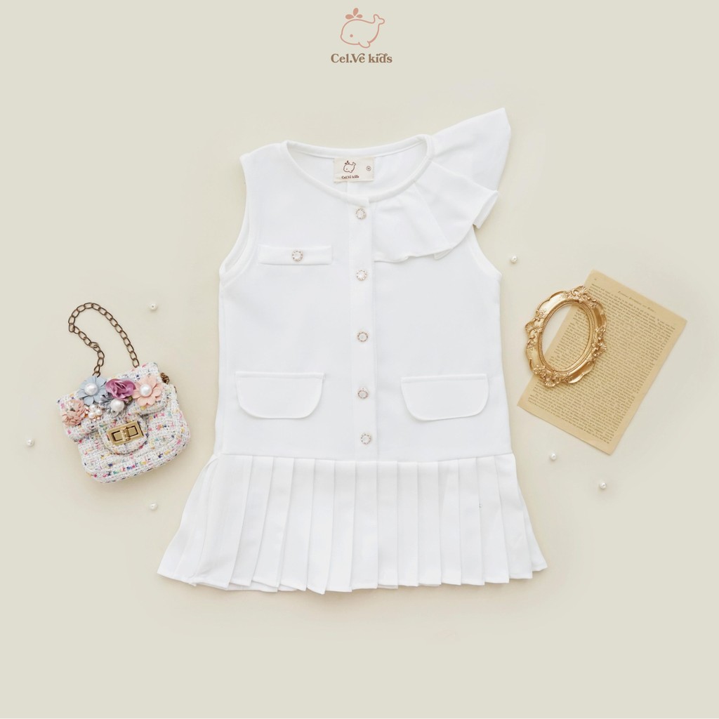 CELVEkids - Monalissa Dress Baju Anak Perempuan Korean style semiwool usia 1-6th