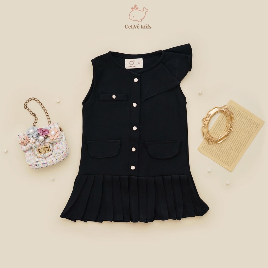 CELVEkids - Monalissa Dress Baju Anak Perempuan Korean style semiwool usia 1-6th