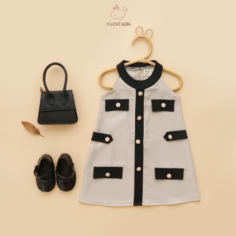 CELVEkids - Gretta Dress Baju Anak Perempuan Korean style semiwool usia 1-6th