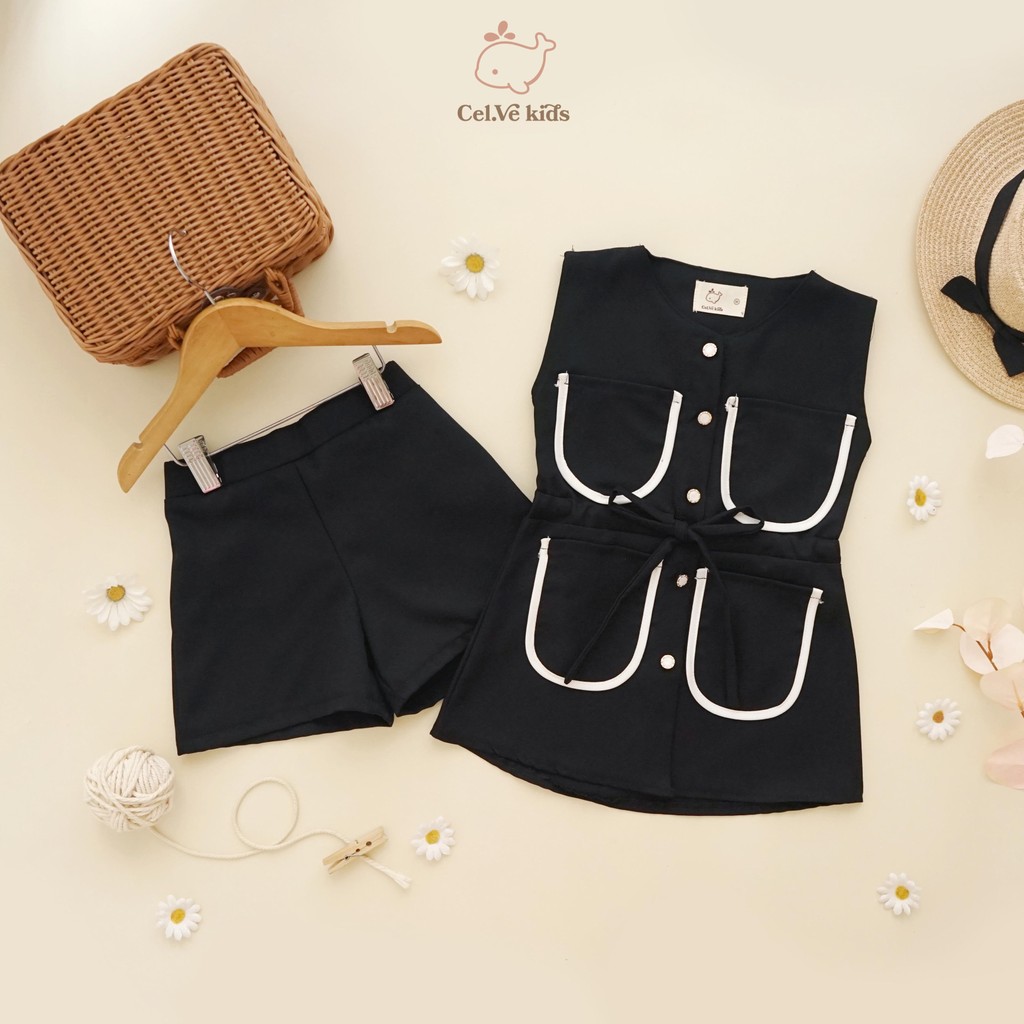 CELVEkids - Stelan Jeslyn Set Baju rok celana Anak Perempuan Korean style semiwool usia 1-8th