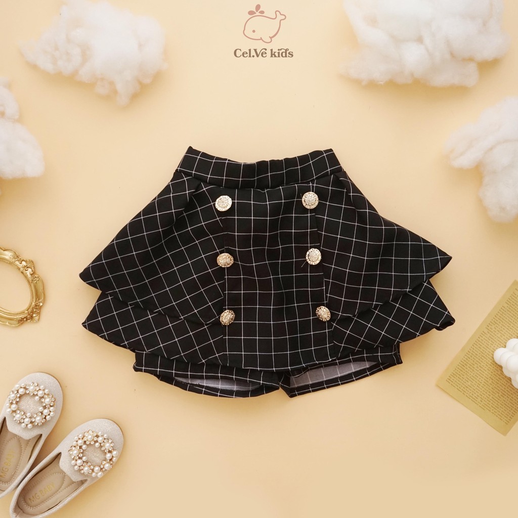 CELVEkids - Skort Nancy Rok Celana Anak Perempuan Korean style semiwool usia 1-8th