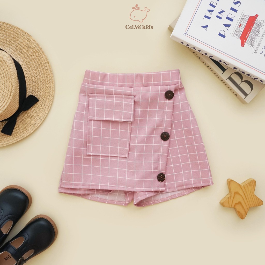 CELVEkids - Skort Chloe Rok Celana Anak Perempuan Korean style semiwool usia 1-8th