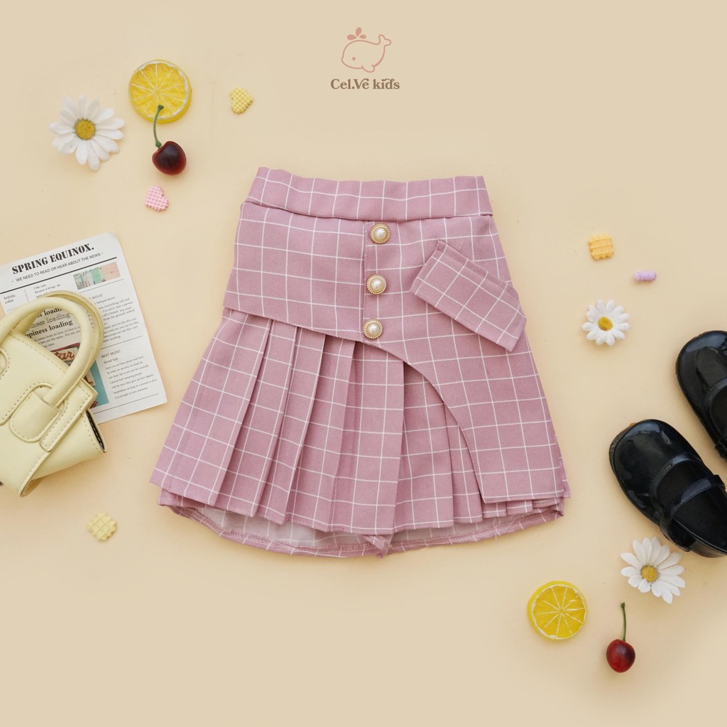 CELVEkids - Skort Dionne Rok Celana Anak Perempuan Korean style semiwool usia 1-8th
