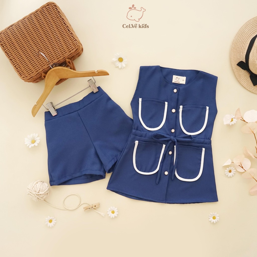 CELVEkids - Stelan Jeslyn Set Baju rok celana Anak Perempuan Korean style semiwool usia 1-8th
