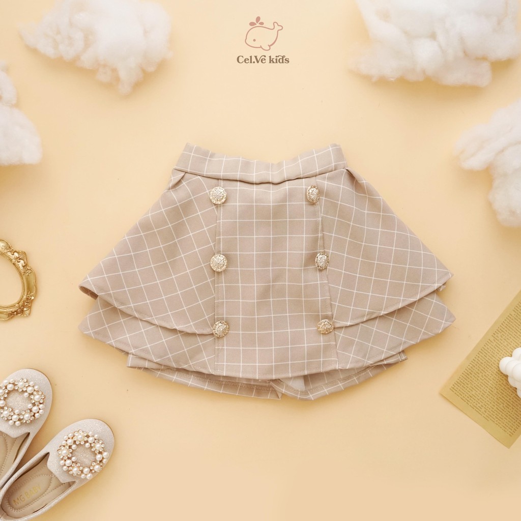 CELVEkids - Skort Nancy Rok Celana Anak Perempuan Korean style semiwool usia 1-8th