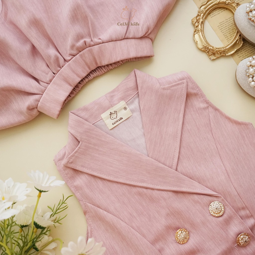 CELVEkids - Stelan Cydney Set Baju rok celana Anak Perempuan Korean style semiwool usia 1-8th