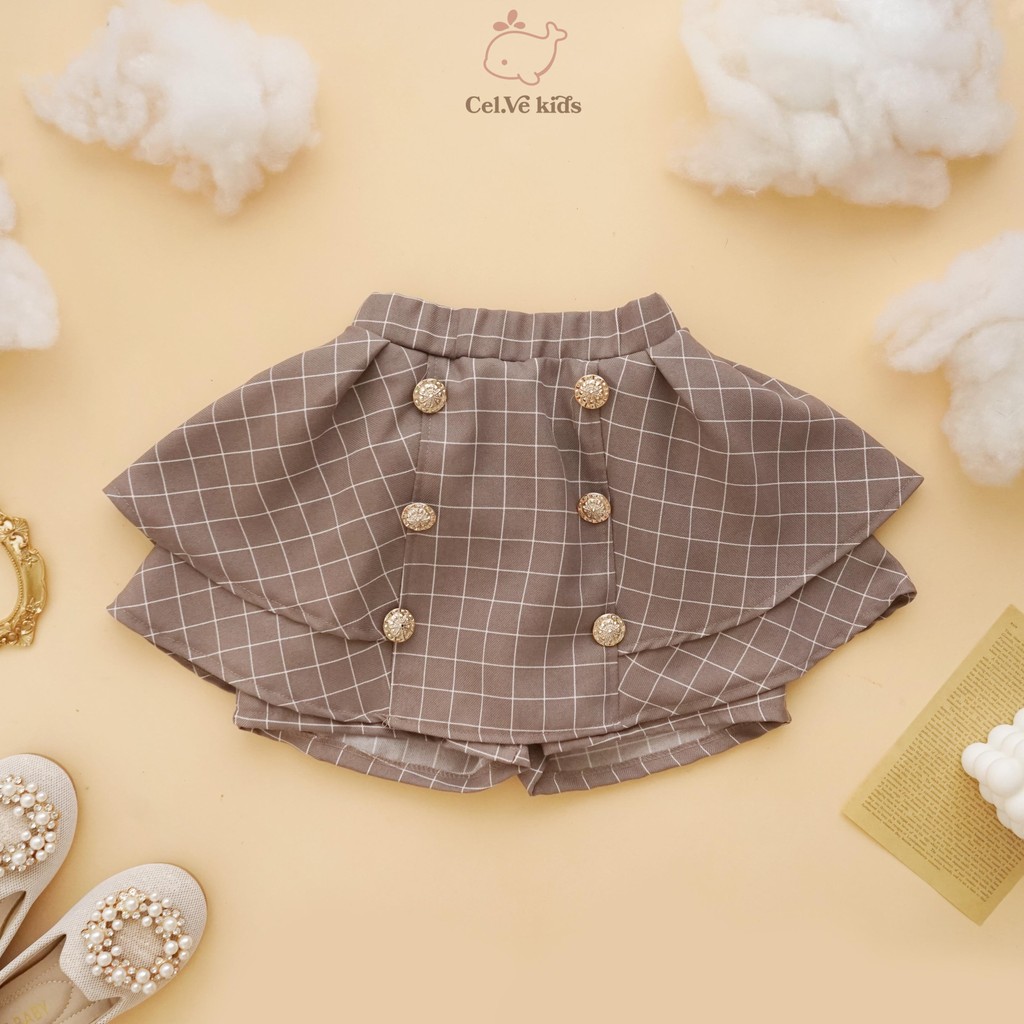 CELVEkids - Skort Nancy Rok Celana Anak Perempuan Korean style semiwool usia 1-8th