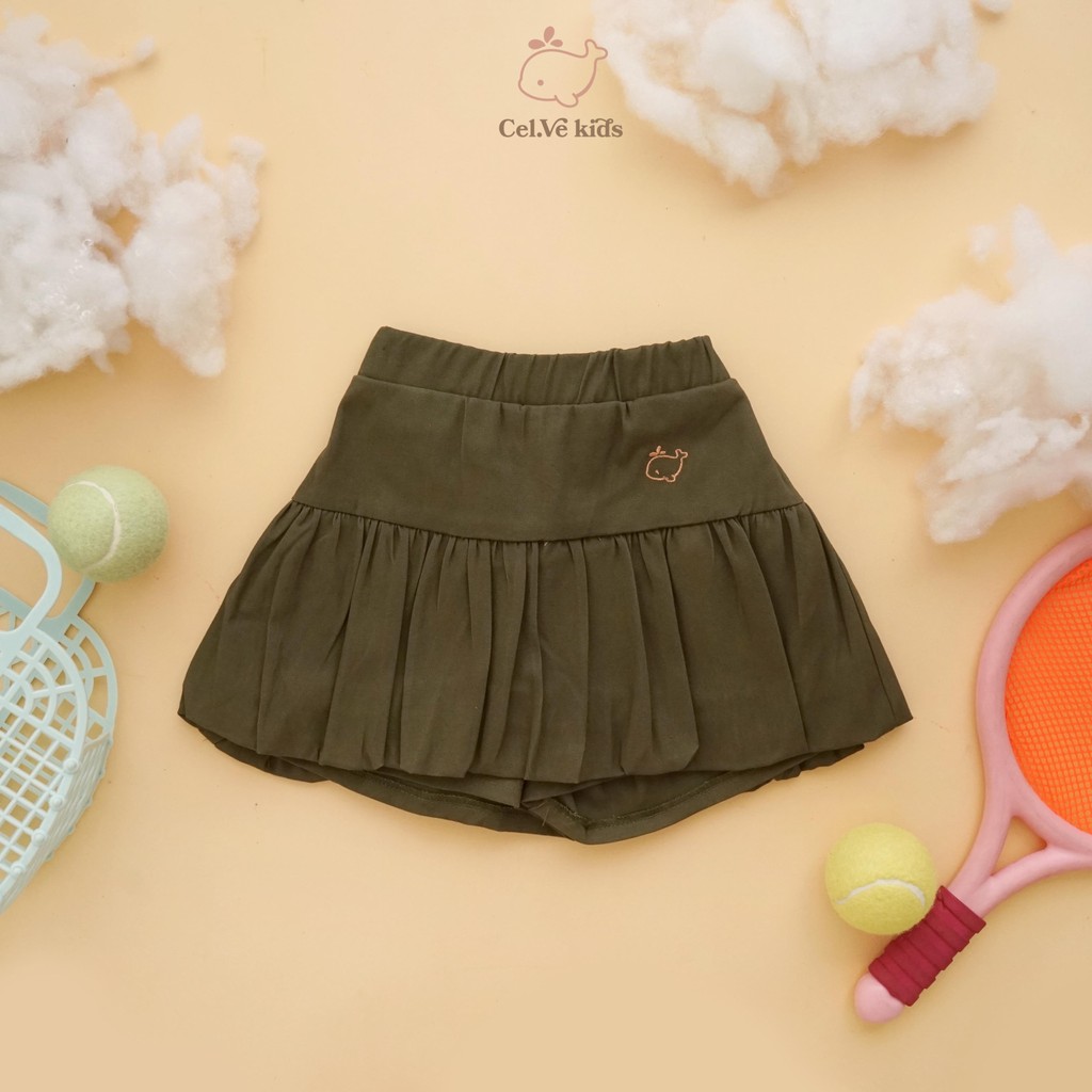 Celvekids - Skort Pants Zoya Rok Celana Anak Perempuan Korean Style Bahan Chinos Usia 1-8th