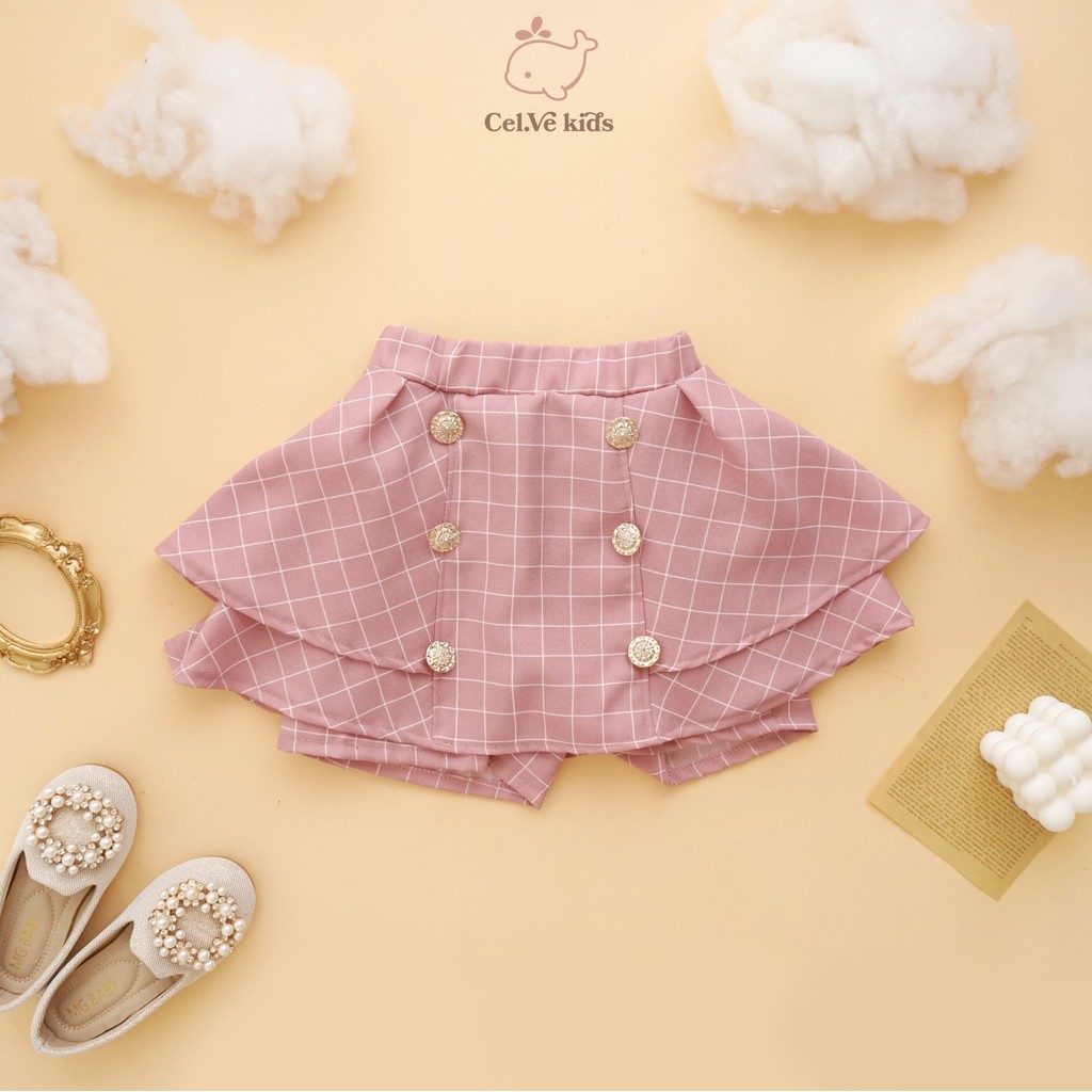 CELVEkids - Skort Nancy Rok Celana Anak Perempuan Korean style semiwool usia 1-8th