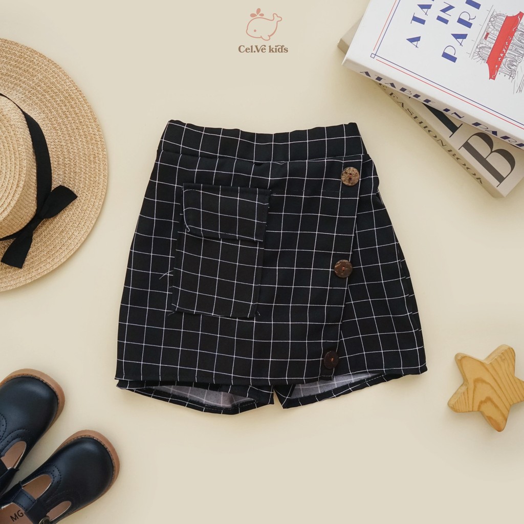 CELVEkids - Skort Chloe Rok Celana Anak Perempuan Korean style semiwool usia 1-8th