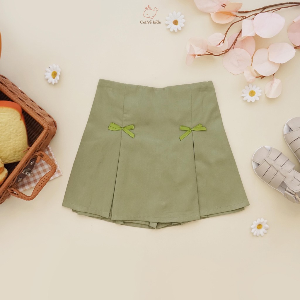 CELVEkids - Skort Pants Aurora rok celana Anak Perempuan Korean style Bahan Katun twill usia 1-6th