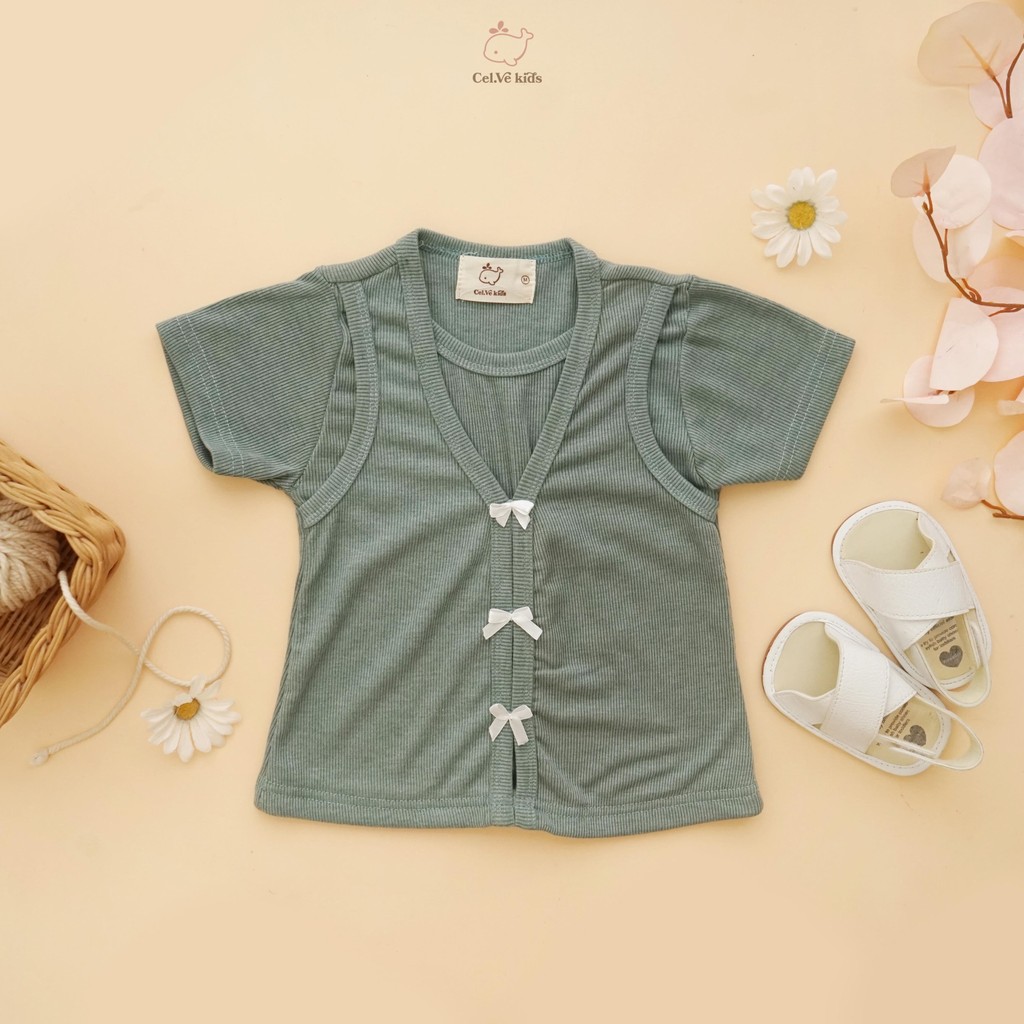 CELVEkids - Top Gwen Atasan Anak Perempuan Korean style Bahan knit usia 1-6th+