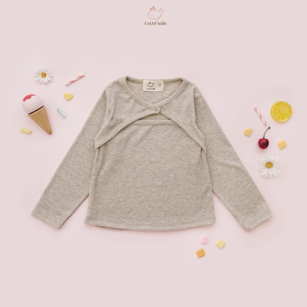 CELVEkids - Top YOLANDA Atasan Anak Perempuan Korean style Bahan knit usia 1-6th+