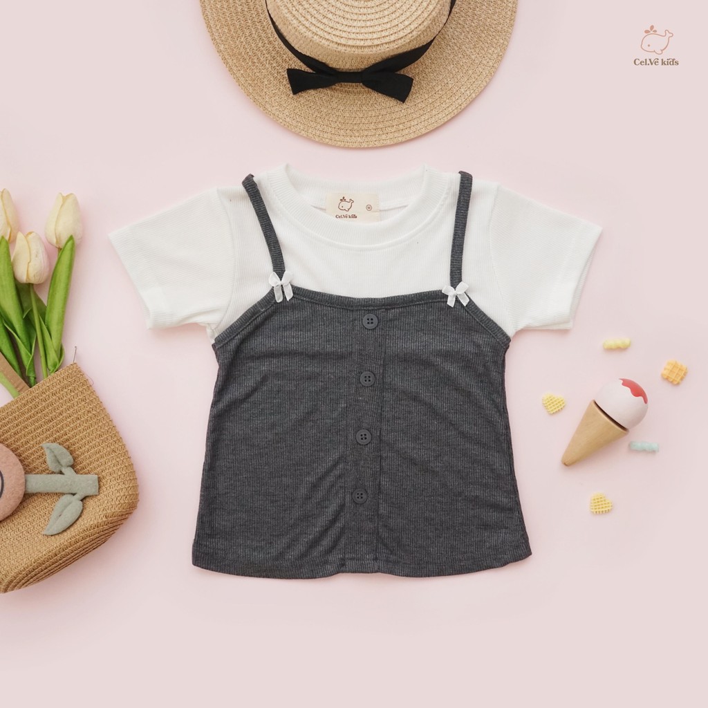 CELVEkids - Top Kate Atasan Anak Perempuan Korean style Bahan knit usia 1-6th+