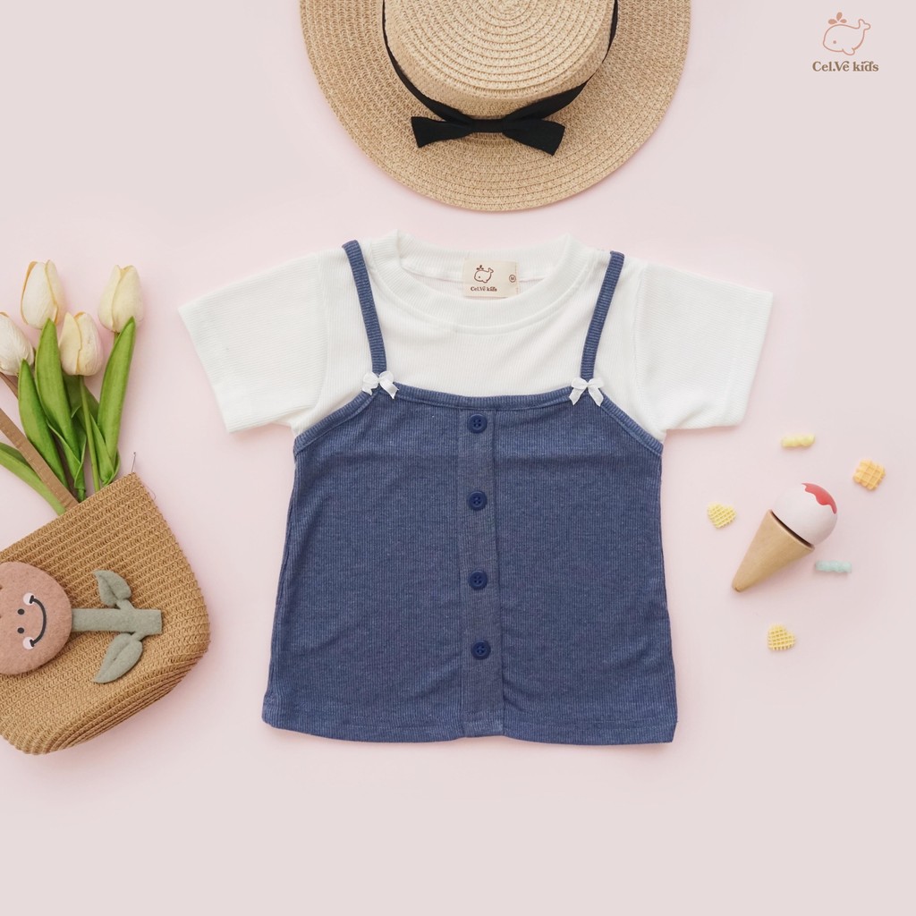 CELVEkids - Top Kate Atasan Anak Perempuan Korean style Bahan knit usia 1-6th+