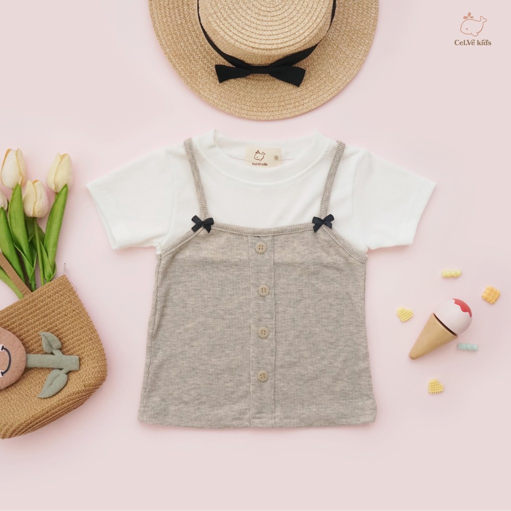 CELVEkids - Top Kate Atasan Anak Perempuan Korean style Bahan knit usia 1-6th+