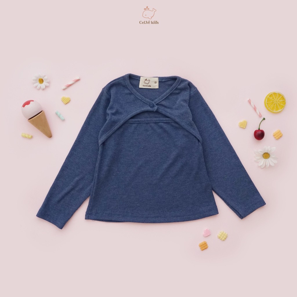 CELVEkids - Top YOLANDA Atasan Anak Perempuan Korean style Bahan knit usia 1-6th+