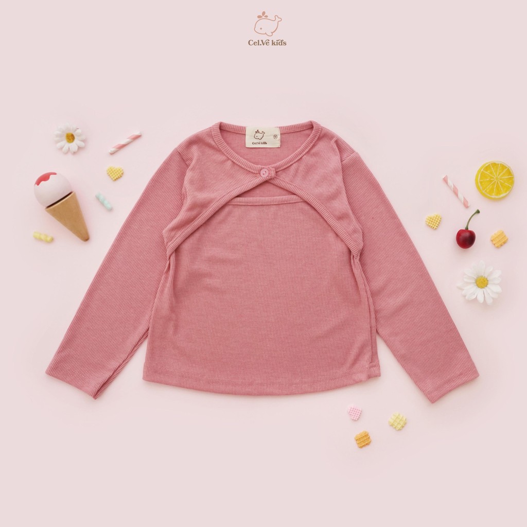 CELVEkids - Top YOLANDA Atasan Anak Perempuan Korean style Bahan knit usia 1-6th+
