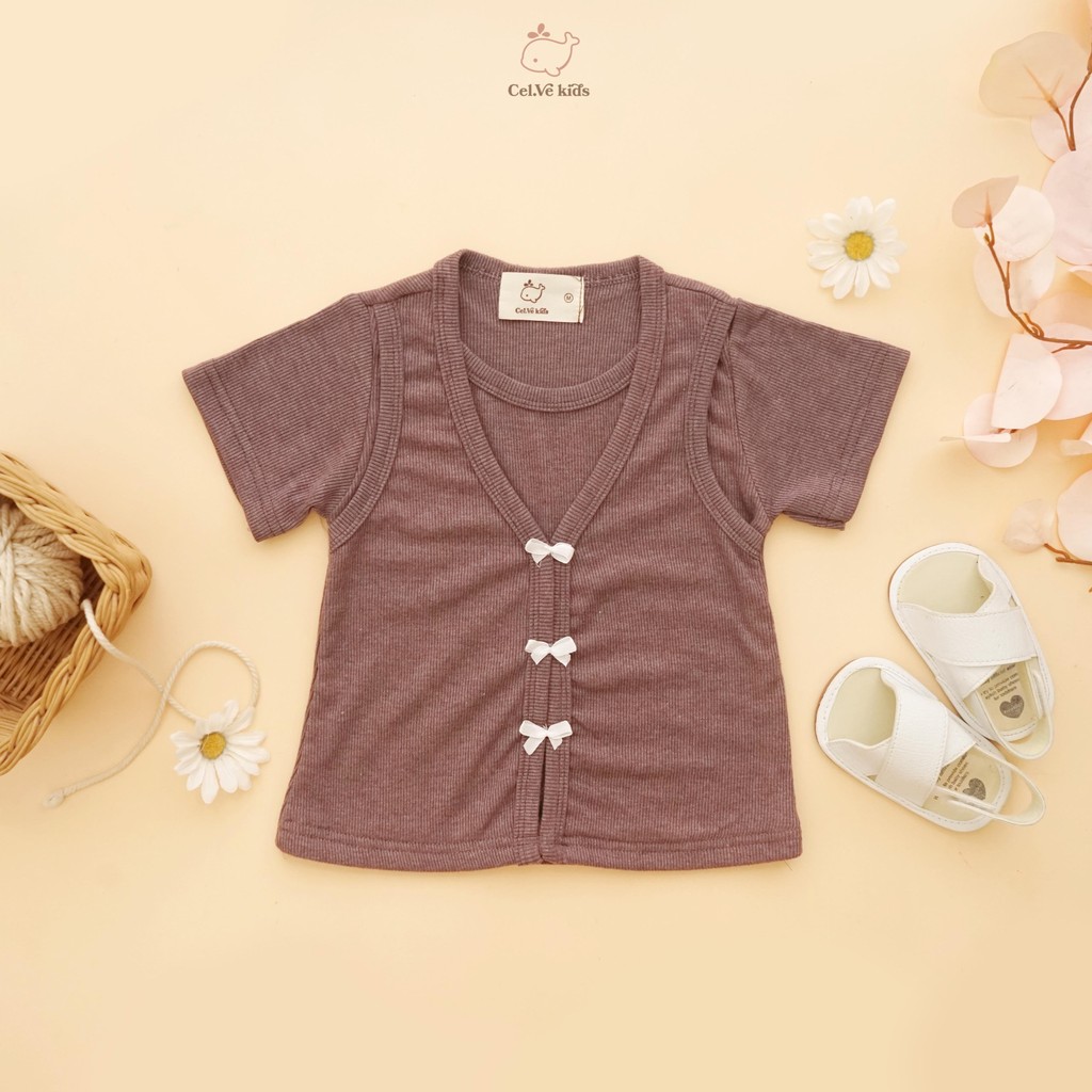 CELVEkids - Top Gwen Atasan Anak Perempuan Korean style Bahan knit usia 1-6th+