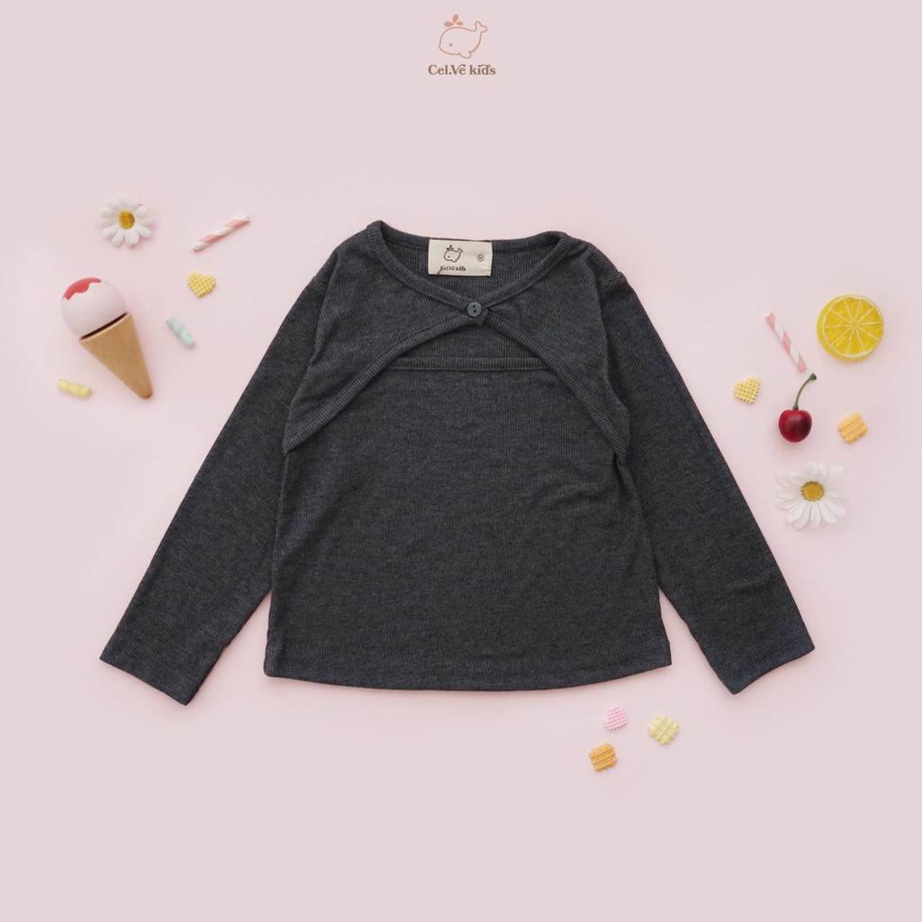 CELVEkids - Top YOLANDA Atasan Anak Perempuan Korean style Bahan knit usia 1-6th+